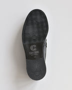 Black Polido Leather Loafer Outsole Bottom View